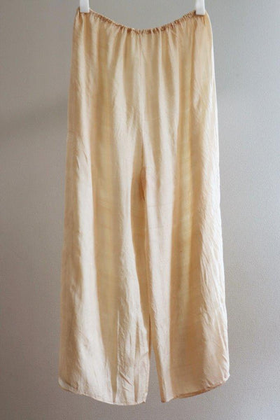 1920s Pongee Raw Silk Pajamas Set