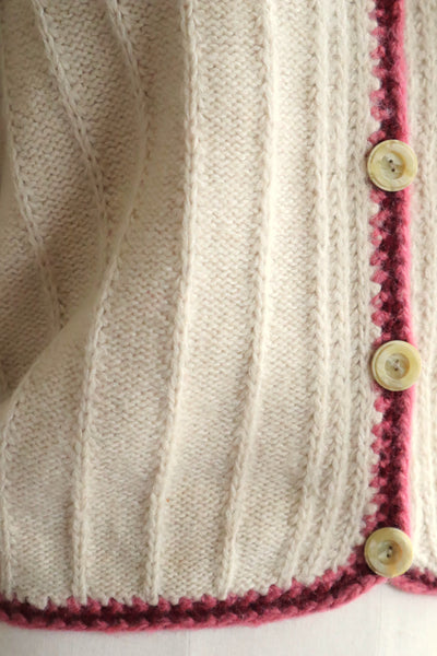 40s~50s Hand Knit Austrian Cardigan