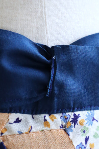 70s Patchwork Wrap Skirt