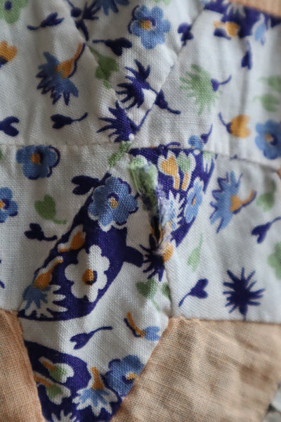 70s Patchwork Wrap Skirt
