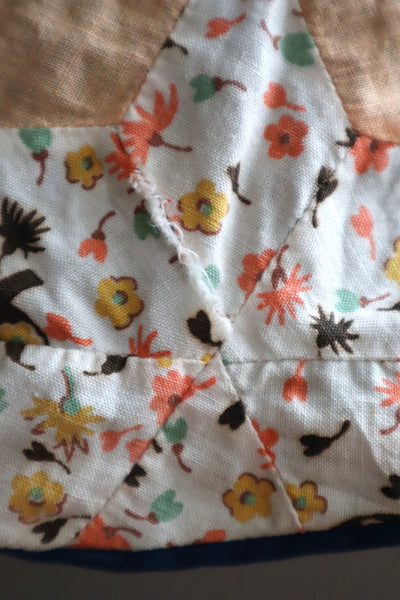 70s Patchwork Wrap Skirt
