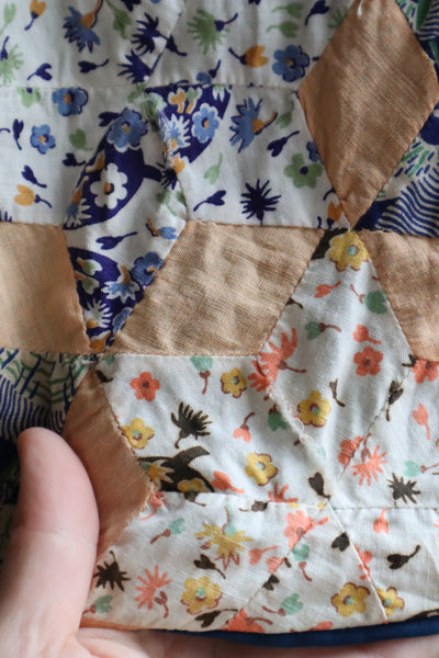 70s Patchwork Wrap Skirt