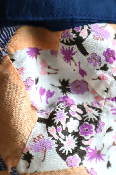 70s Patchwork Wrap Skirt