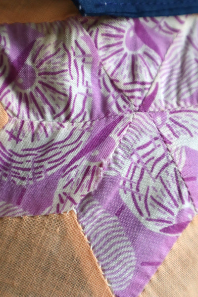 70s Patchwork Wrap Skirt