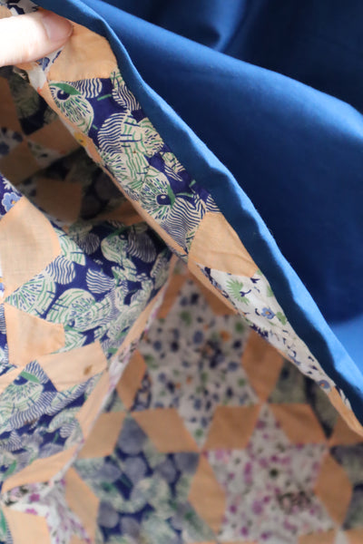 70s Patchwork Wrap Skirt