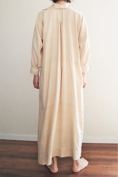 1920s French Silk Long Nightshirt