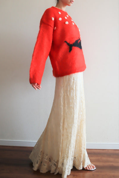 🐟Hand Knit Mohair Sweater