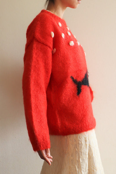 🐟Hand Knit Mohair Sweater
