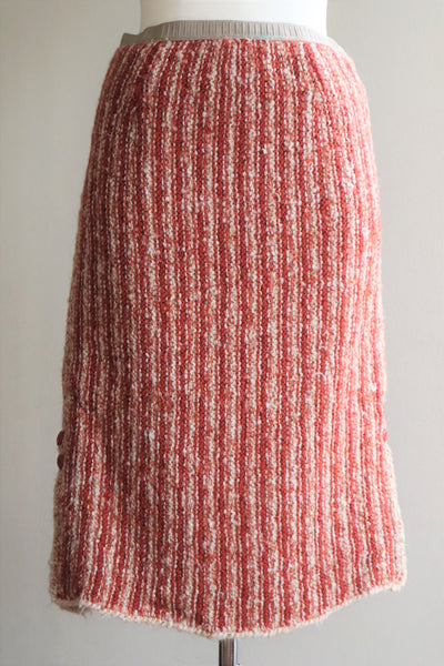 80s Hand Knit Mohair Skirt