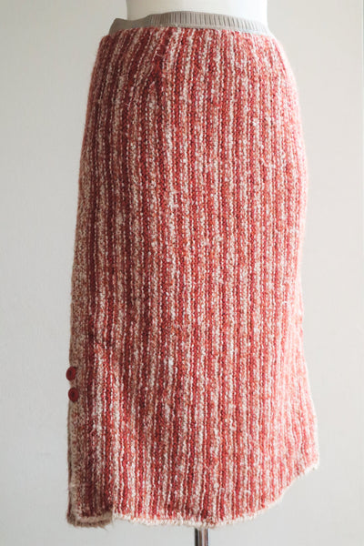 80s Hand Knit Mohair Skirt