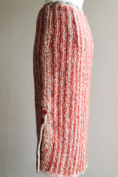 80s Hand Knit Mohair Skirt