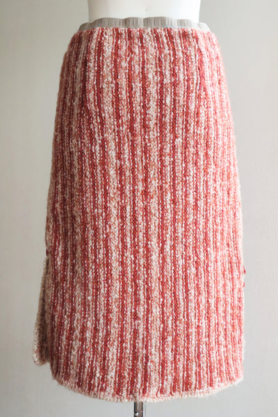 80s Hand Knit Mohair Skirt