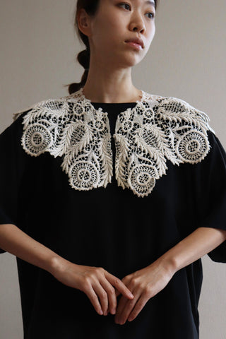 1900s Antique Cotton Lace Collar