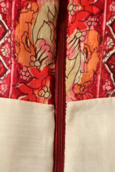 70s Mr. Jac Indian Cotton Quilted Long Dress