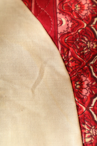 70s Mr. Jac Indian Cotton Quilted Long Dress