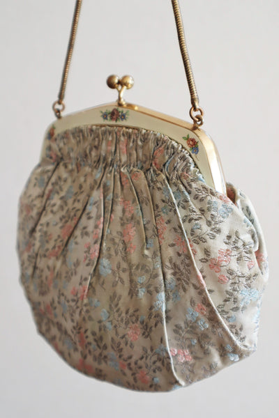 50s Small Brocade Evening Bag