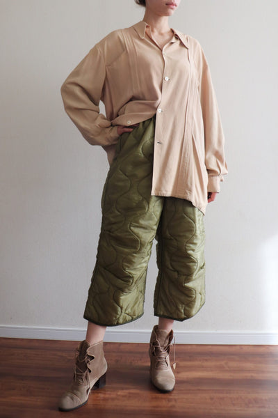 70s Quilted Liner Pants