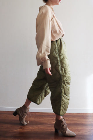 70s Quilted Liner Pants