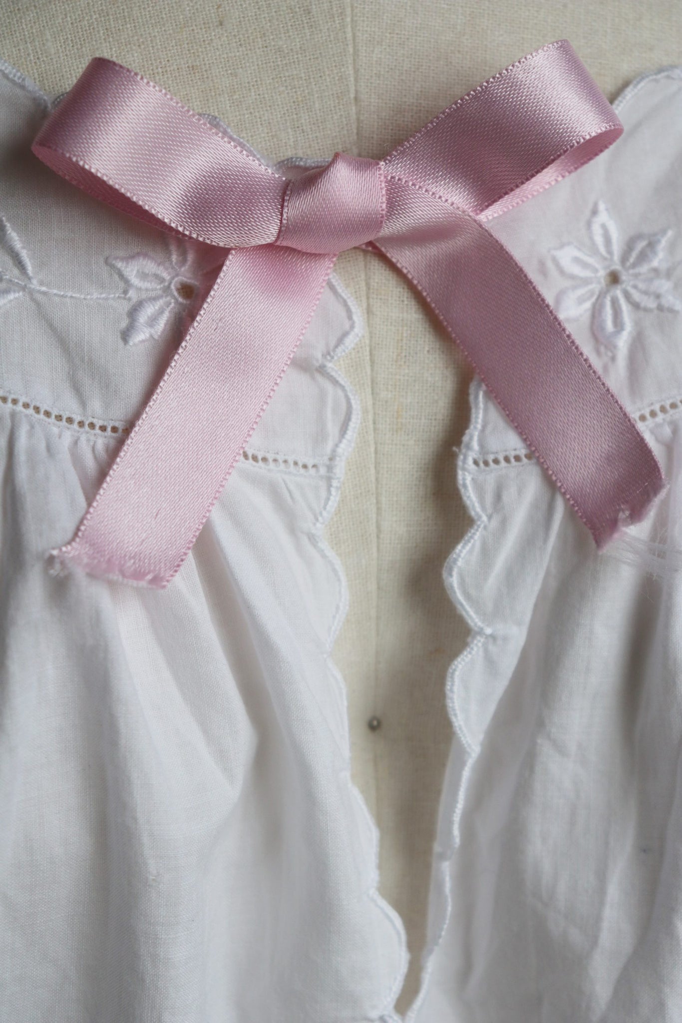 1910s French Cotton Vest Blouse