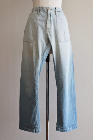 1960s French Denim Pants