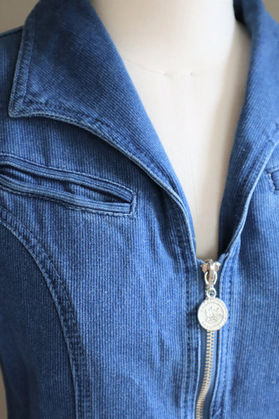 80s Long Denim Dress