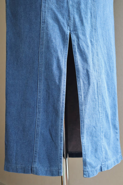 80s Long Denim Dress