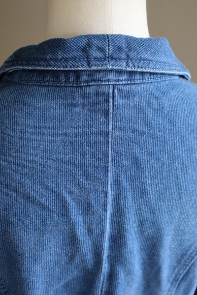 80s Long Denim Dress