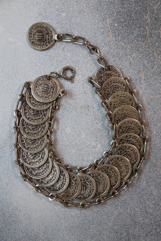 50s Coin Bracelet