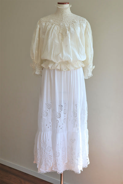1900s Edwardian Pouter Pigeon Blouse The Opera Size 40