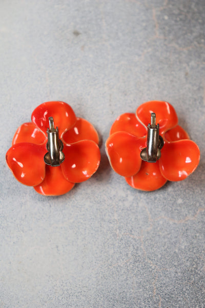 60s flower Earrings