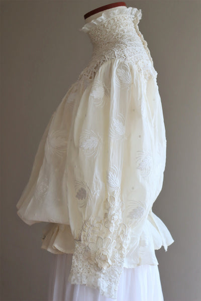 1900s Edwardian Pouter Pigeon Blouse The Opera Size 40