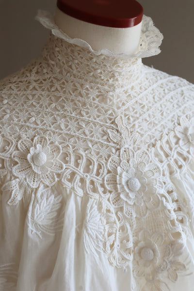 1900s Edwardian Pouter Pigeon Blouse The Opera Size 40