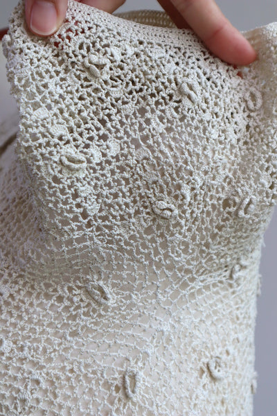 1930s Crochet Blouse Size S~M