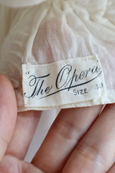 1900s Edwardian Pouter Pigeon Blouse The Opera Size 40