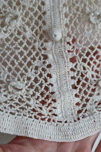 1930s Crochet Blouse Size S~M