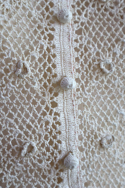 1930s Crochet Blouse Size S~M