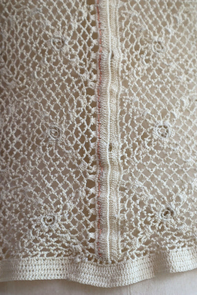 1930s Crochet Blouse Size S~M