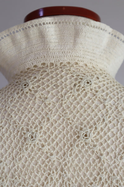 1930s Crochet Blouse Size S~M