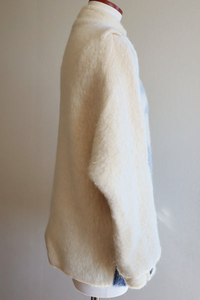70~80s ICELANDIC Wool Knit Coat