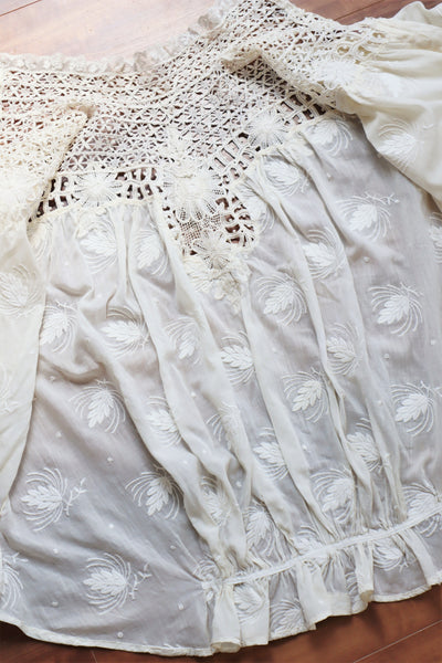 1900s Edwardian Pouter Pigeon Blouse The Opera Size 40