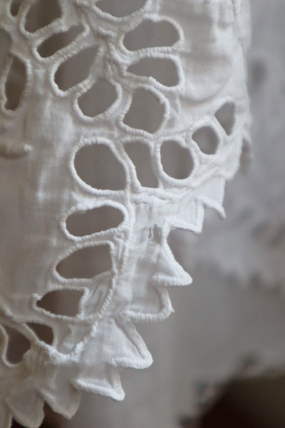 1910s  Broderie Anglaise Cotton Skirt