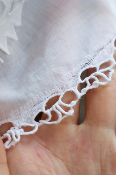 1910s  Broderie Anglaise Cotton Skirt