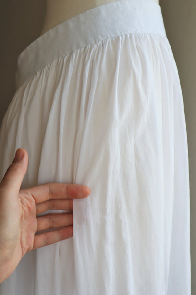 1910s  Broderie Anglaise Cotton Skirt