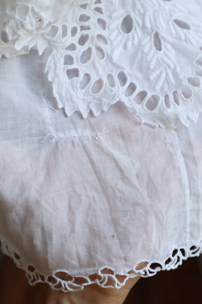 1910s  Broderie Anglaise Cotton Skirt
