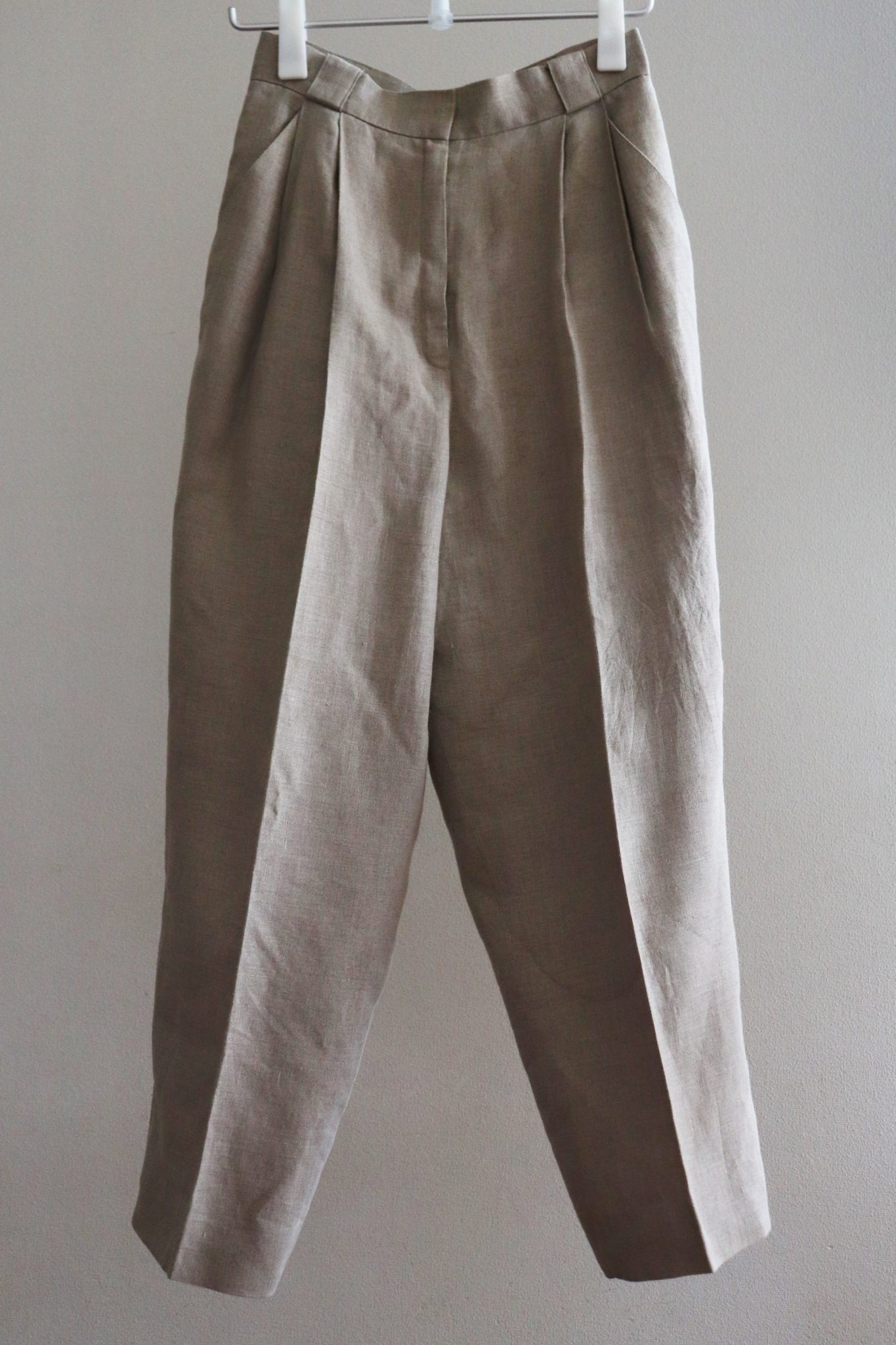 Vintage Linen Pants Oatmeal