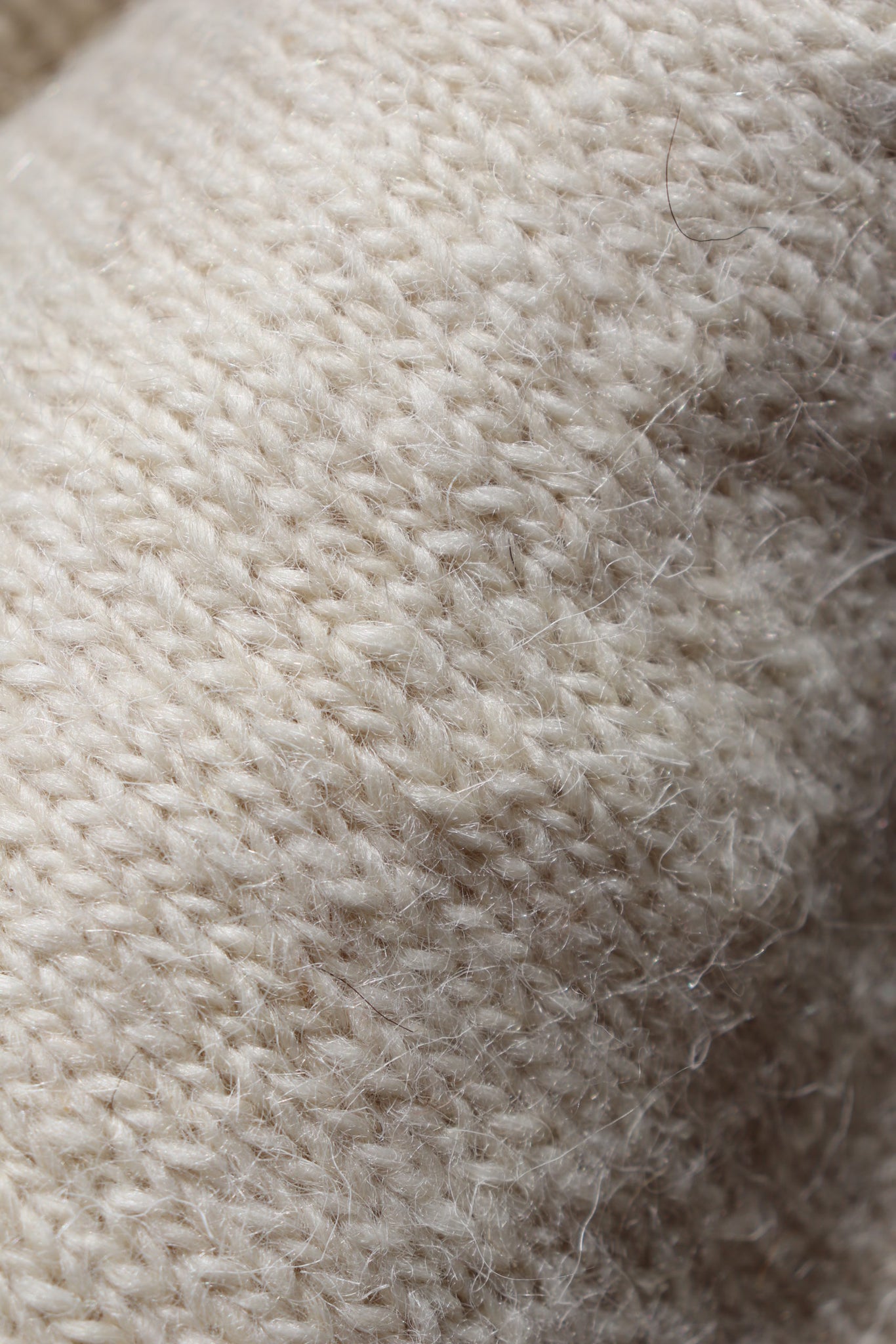 Hand Knit High-Quality Sheep Wool Leggings White