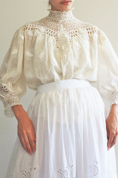 1900s Edwardian Pouter Pigeon Blouse The Opera Size 40