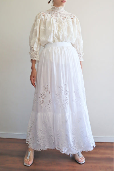 1900s Edwardian Pouter Pigeon Blouse The Opera Size 40
