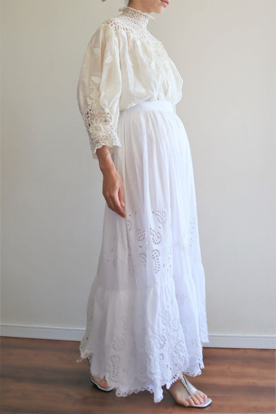 1900s Edwardian Pouter Pigeon Blouse The Opera Size 40