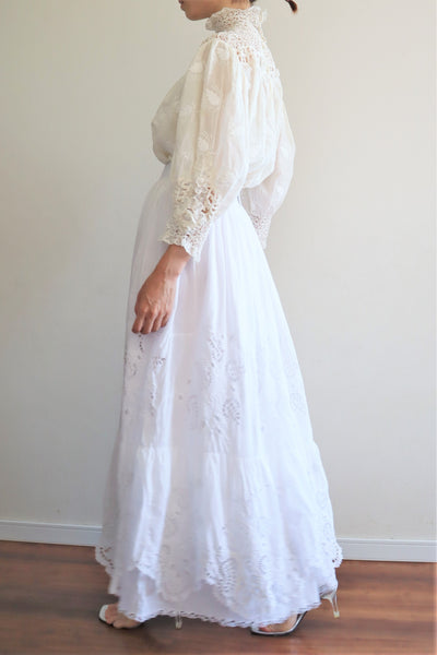 1900s Edwardian Pouter Pigeon Blouse The Opera Size 40
